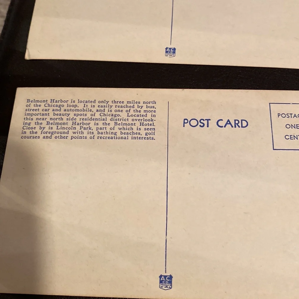9 Vintage postcards of Chicago. 6 are of the natural history museum circa 1940